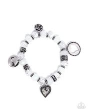 Load image into Gallery viewer, Filigree Finesse - White Bracelet