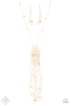 Load image into Gallery viewer, Macrame Majesty - White Necklace