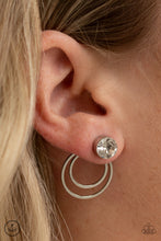 Load image into Gallery viewer, Word Gets Around - White Earrings