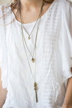 Load image into Gallery viewer, Crystal Cruiser - Brass Necklace