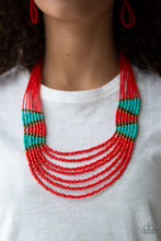 Load image into Gallery viewer, Kickin It Outback - Red Necklace