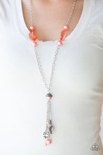 Load image into Gallery viewer, Heart-Stopping Harmony - Orange Necklace