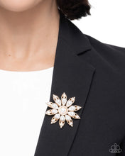 Load image into Gallery viewer, Timeless Tribute - Gold Brooch
