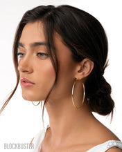 Load image into Gallery viewer, Basic Bombshell - Gold Blockbuster Earring

