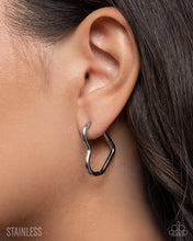 Load image into Gallery viewer, Smitten Sass - Silver Hoops - Hinge
