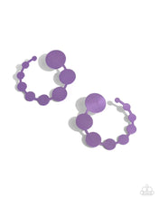 Load image into Gallery viewer, Have It Both PHASE - Purple Earrings
