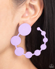 Load image into Gallery viewer, Have It Both PHASE - Purple Earrings
