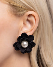 Load image into Gallery viewer, Blooming Backdrop - Black Earrings
