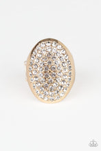 Load image into Gallery viewer, Bling Scene Gold Ring - Paparazzi Accessories
