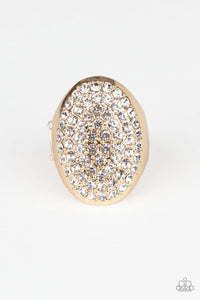 Bling Scene Gold Ring - Paparazzi Accessories