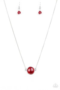 Rose-Colored Glasses - Red Necklace