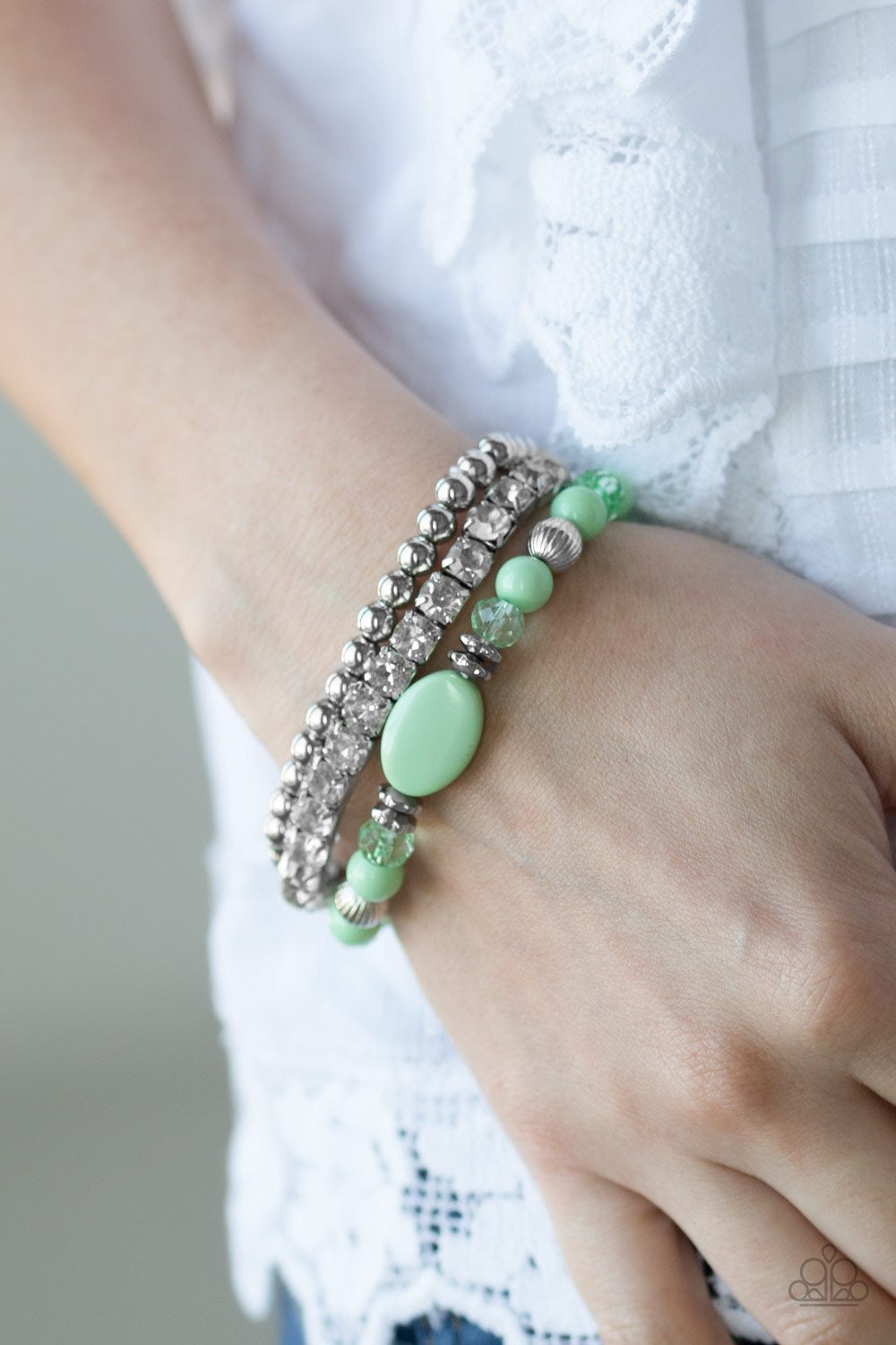 Modestly Madonna - Green Bracelet