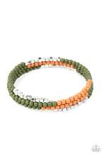 Load image into Gallery viewer, Spiral Dive - Green Bracelet
