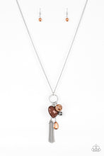 Load image into Gallery viewer, Haute Heartbreaker - Brown Necklace
