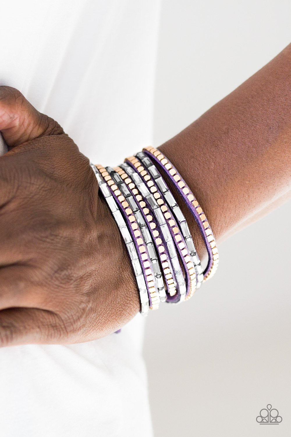This Time With Attitude - Purple Bracelet