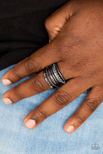 Load image into Gallery viewer, The STEEL Of Night - Black Ring
