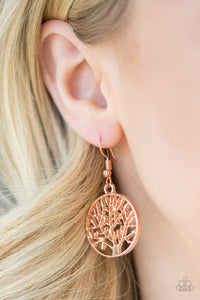 TREE Ring Circus - Copper Earring