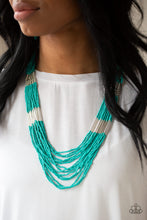 Load image into Gallery viewer, Let It BEAD - Blue Necklace
