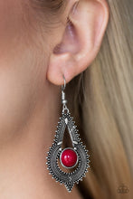 Load image into Gallery viewer, Zoomin Zumba - Red Earring
