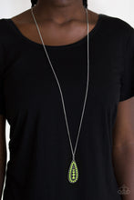 Load image into Gallery viewer, Tiki Tease - Green Necklace
