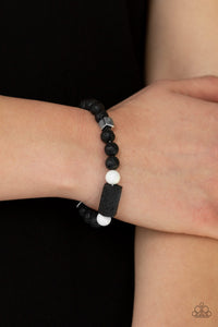 Run Out The BLOCK - White Urban Bracelet