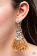 Load image into Gallery viewer, Puma Prowl - Brown Post Earrings
