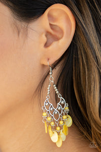 Shore Bait - Yellow Earrings