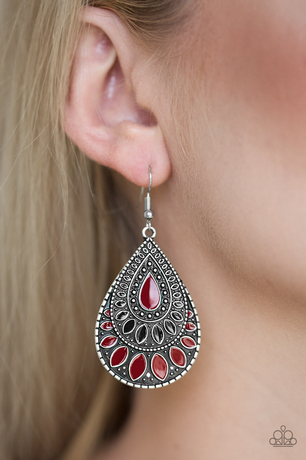 Westside Wildside - Red Earring