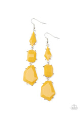 Load image into Gallery viewer, Geo Getaway - Yellow Earring
