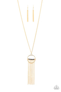 Terra Tassel - Gold Necklace
