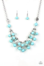 Load image into Gallery viewer, Seaside Soiree - Blue Necklace
