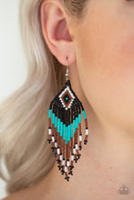 Load image into Gallery viewer, Wind Blown Wanderer - Blue Earrings
