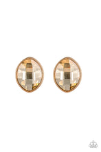 Load image into Gallery viewer, Movie Star Sparkle - Gold Post Earring
