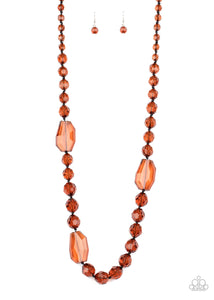 Malibu Masterpiece - Brown Necklace