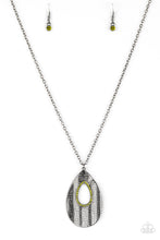 Load image into Gallery viewer, Stop, TEARDROP, And Roll - Green Necklace
