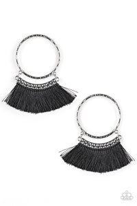 This Is Sparta - Black Post Earrings