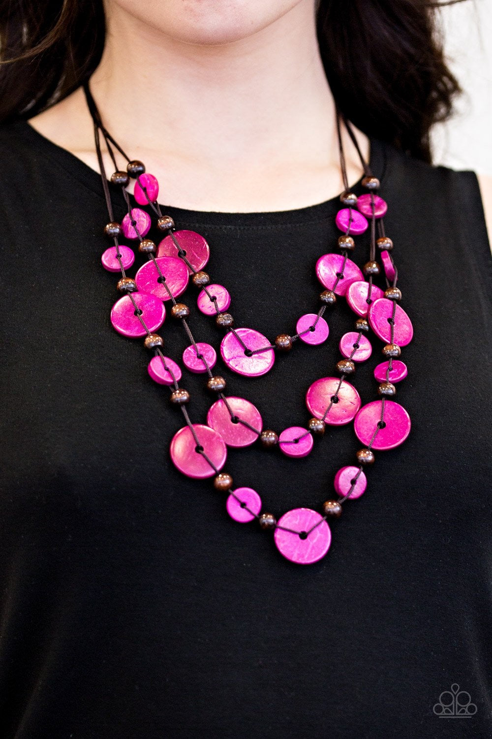 South Beach Summer - Pink Necklace