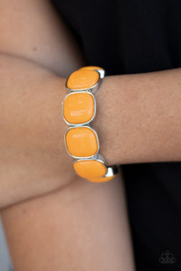 Vivacious Volume - Orange Bracelet