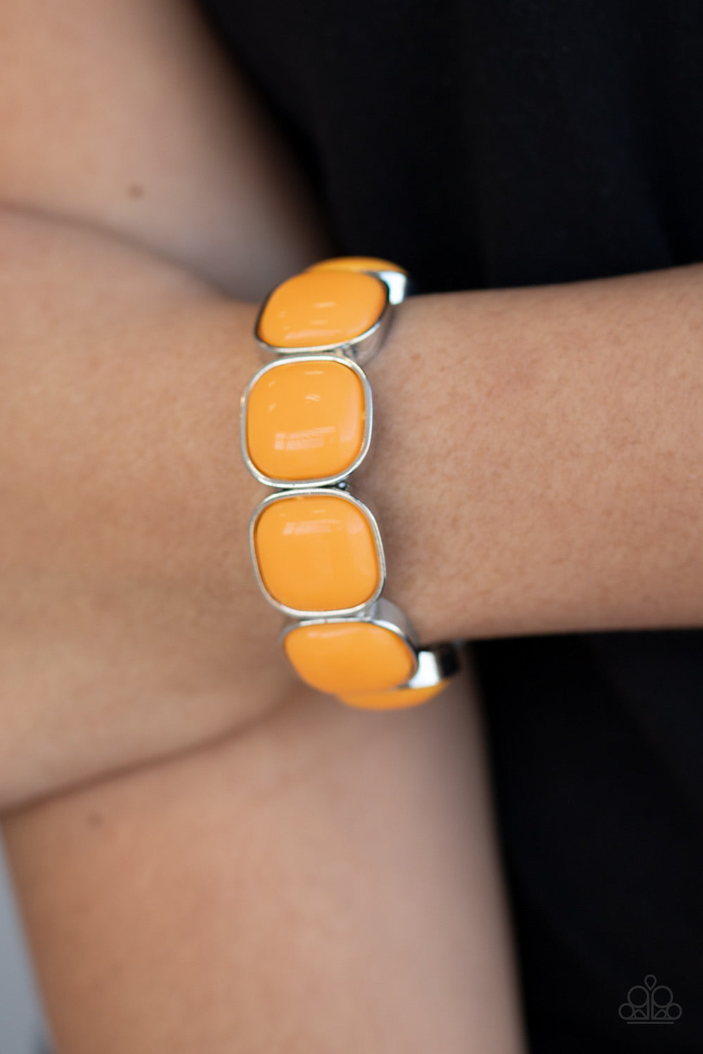 Vivacious Volume - Orange Bracelet