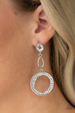 Load image into Gallery viewer, On The Glamour Scene - White Post Earring
