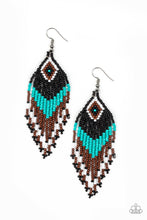 Load image into Gallery viewer, Wind Blown Wanderer - Blue Earrings
