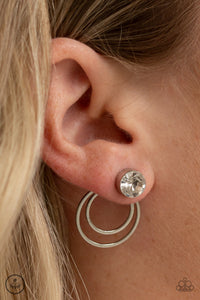 Word Gets Around - White Earrings