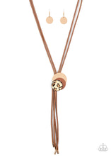 Load image into Gallery viewer, I’m FELINE Good - Brown Necklace
