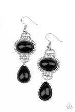 Load image into Gallery viewer, Icy Shimmer - Black Earring
