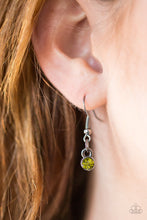 Load image into Gallery viewer, Stop, TEARDROP, And Roll - Green Necklace

