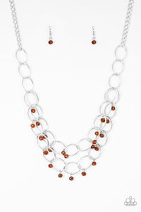 Yacht Tour - Brown Necklace