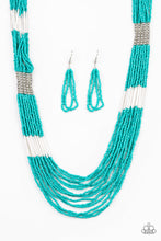 Load image into Gallery viewer, Let It BEAD - Blue Necklace
