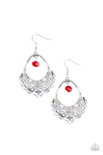 Load image into Gallery viewer, Garden Society - Red Earring
