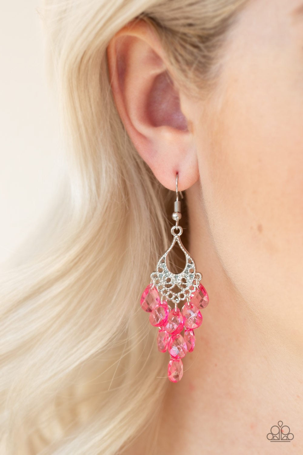 What Happens In Maui - Pink Earring