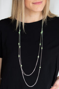 Sparkle Of The Day - Green Necklace